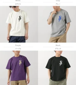 A.G.SPALDING&BROS / 14/Jersey Felt Letter Short Sleeve T-Shirt S Logo