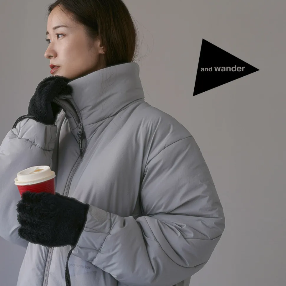AND WANDER / High-Loft Fleece Gloves
