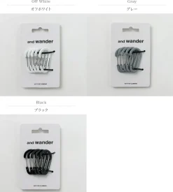 AND WANDER / Mini carabiner set