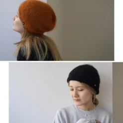 AND WANDER / Mohair Wool Knit Cap