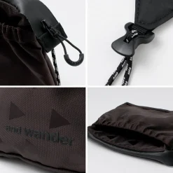 AND WANDER / Triangle Jacquard Sakosh