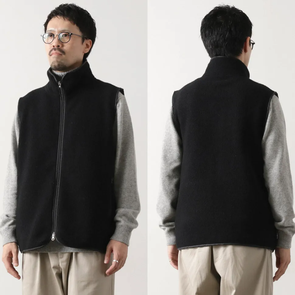 AXESQUIN / Wool Boa Vest