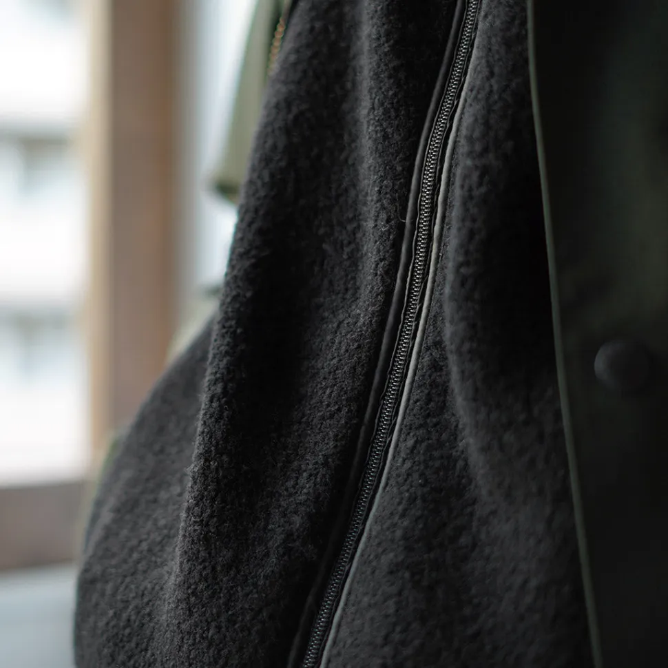 AXESQUIN / Wool Boa Vest