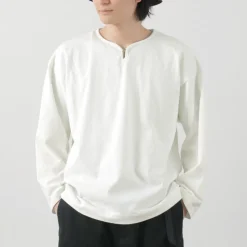 BARNS / Big Cozun knitiing Concho Long Sleeve T-Shirt