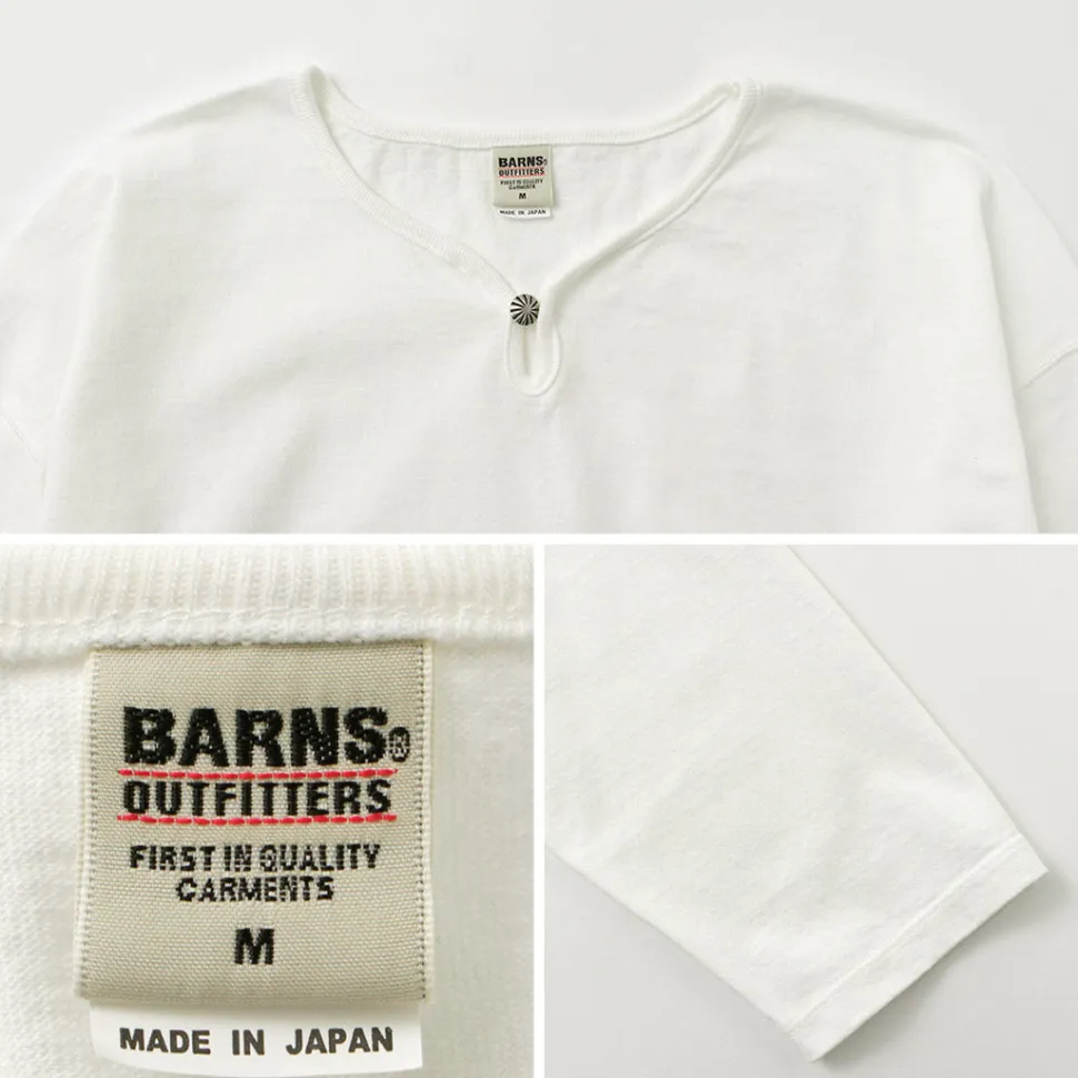 BARNS / Big Cozun knitiing Concho Long Sleeve T-Shirt