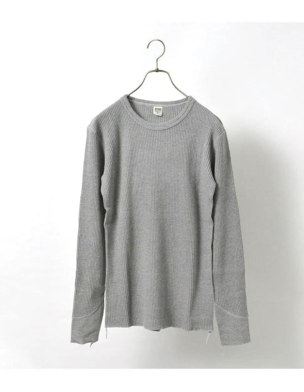 BARNS / BR-3050 Big Waffle Long Sleeve Thermal / T-shirt