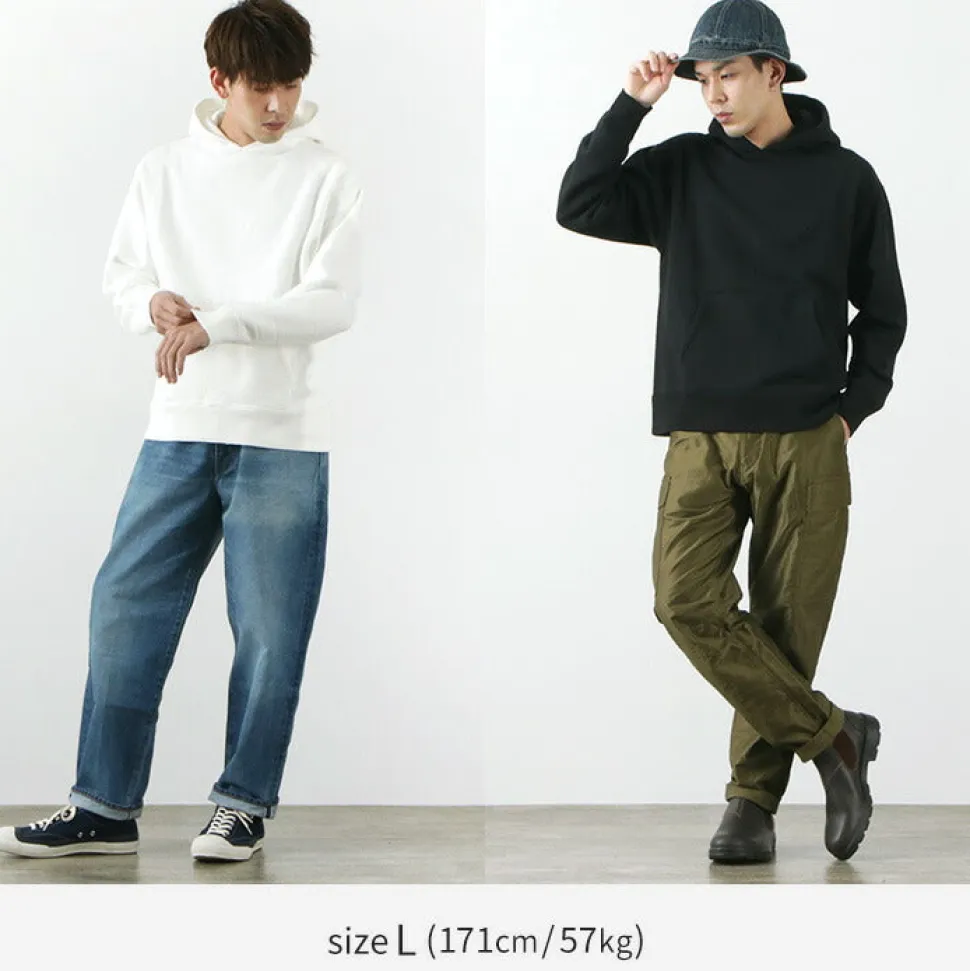 BARNS / Hanging Knit Wide Hoodie