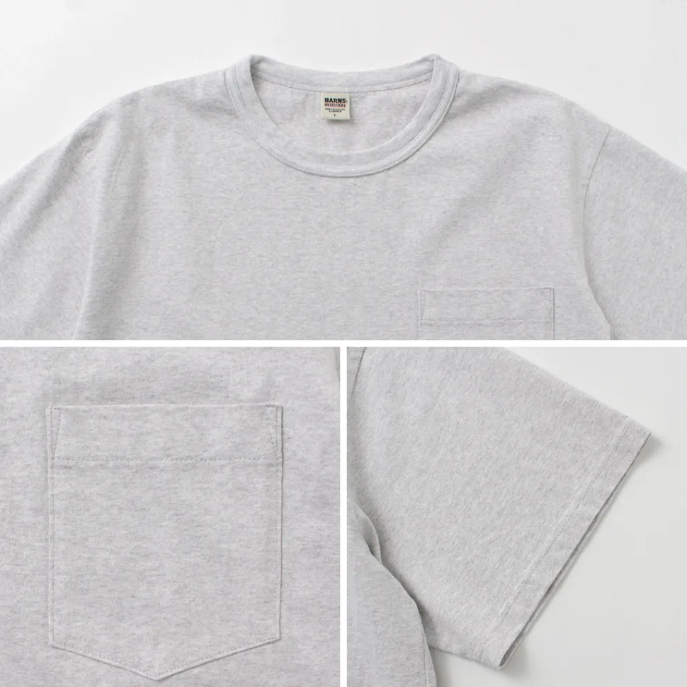 BARNS / Toughneck Short Sleeve Solid T-Shirt