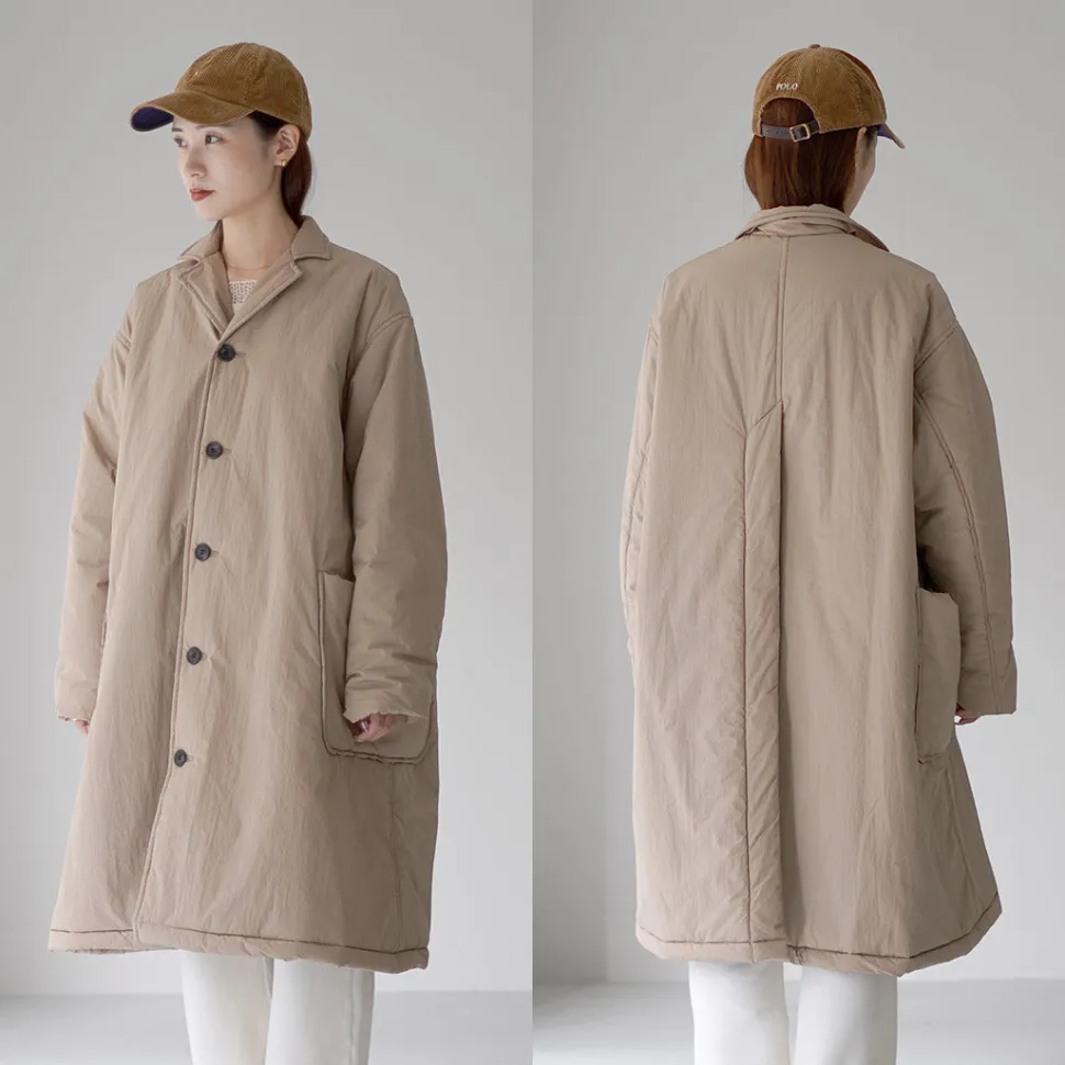 BASISBROEK / APPLE Overcoat Nylon Jet Taffeta