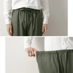 BASISBROEK / MOREMO Wide Pants High Count Flannel
