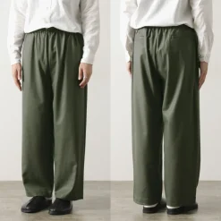BASISBROEK / MOREMO Wide Pants High Count Flannel