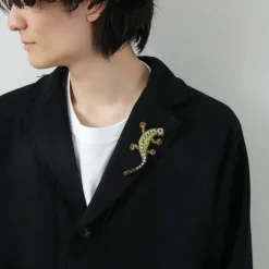 BEADED ACCESSORIES / Beaded pin badge L