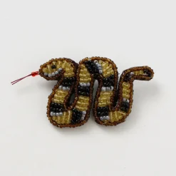 BEADED ACCESSORIES / Beaded pin badge S