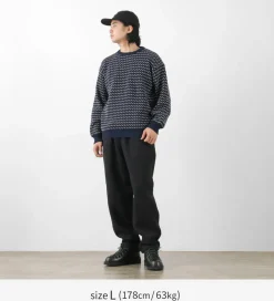 BINGHAMTON KNITTING COMPANY / Birds Eye Crew Sweater