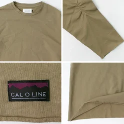 CAL O LINE / Inlay Long Sleeve T-shirt