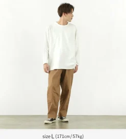 CAL O LINE / Inlay Long Sleeve T-shirt