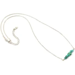 CHALISA T.. / Chips Turquoise Silver Chain 2 Way Jewellery