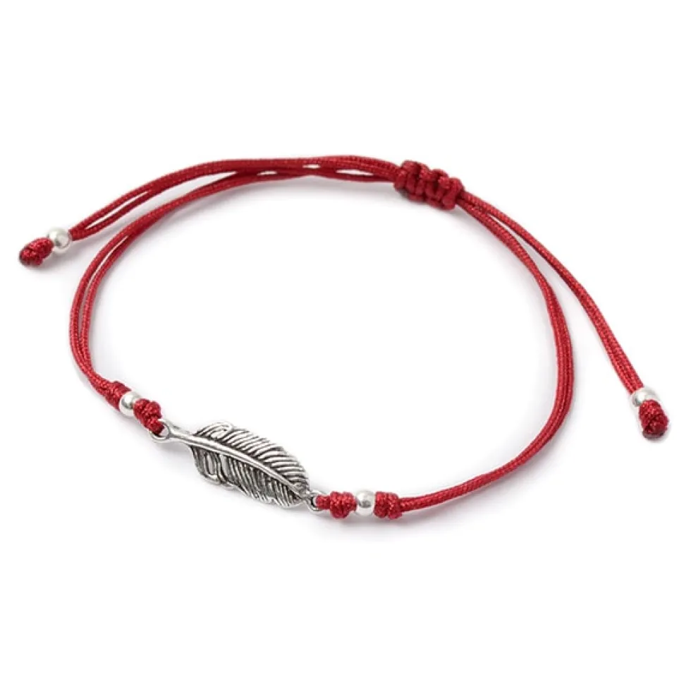 CHALISA T.. / Mini Feather Notched Cord Bracelet