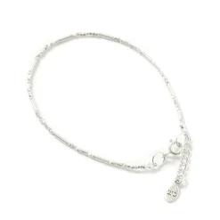 CHALISA T.. / Multi-cut Karen silver beads & tube beads / bracelet