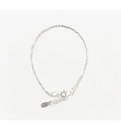 CHALISA T.. / Multi-cut Karen silver beads & tube beads / bracelet