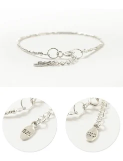 CHALISA T.. / Multi-cut Karen silver beads & tube beads / bracelet
