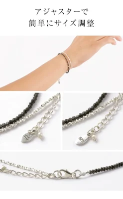 CHALISA T.. / Smoky Quartz W-Wrap Bracelet
