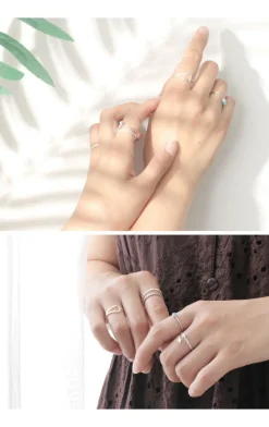 CHALISA T.. / Turquoise Circle Triangle Extra Fine Ring