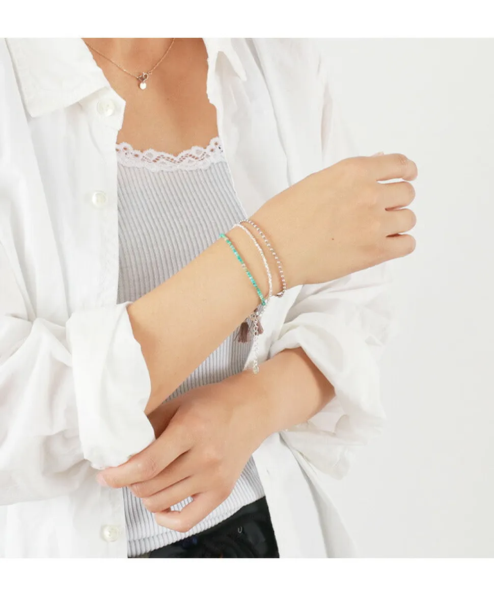CHALISA T.. / Turquoise W Wrap Bracelet Karen Silver