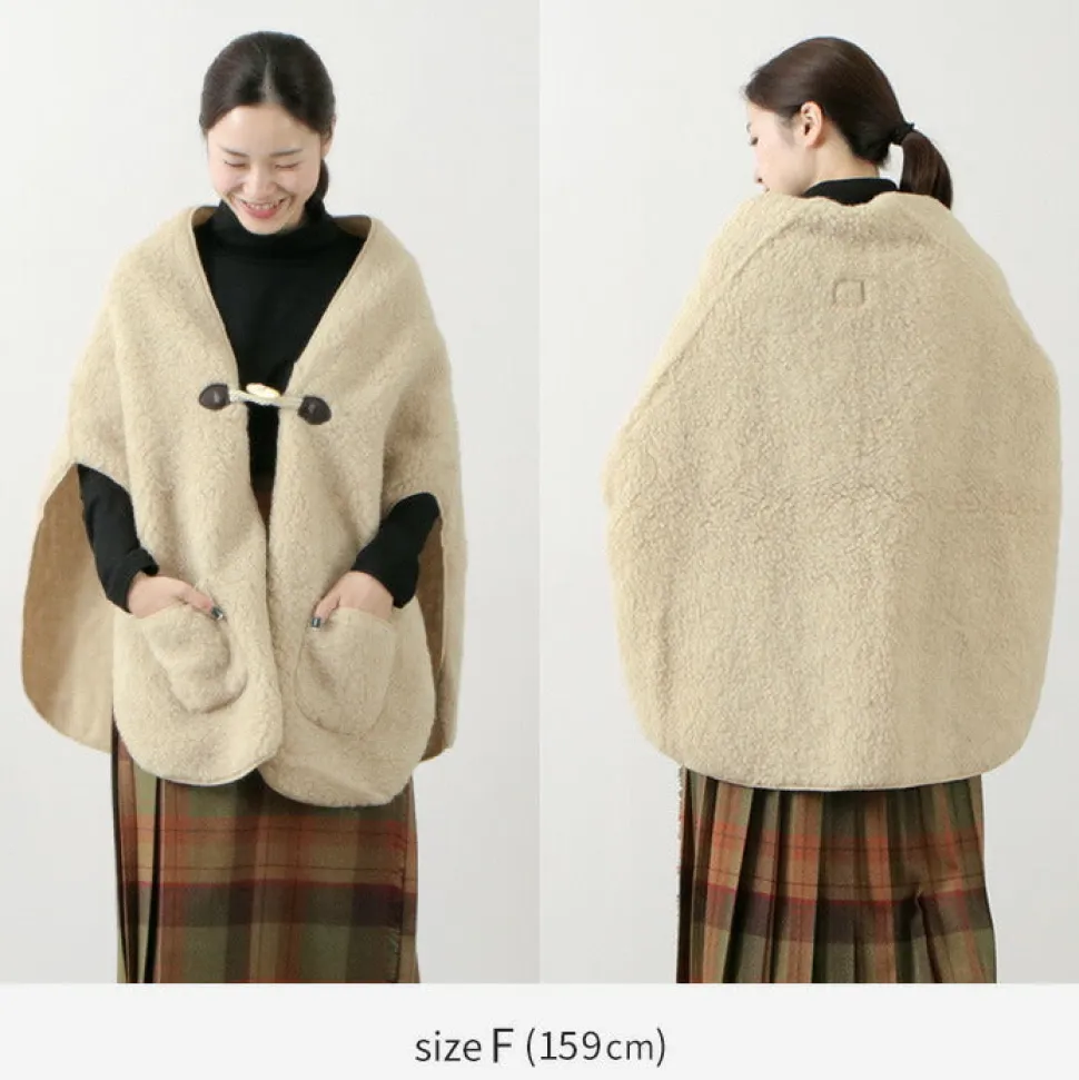 COLDBREAKER / Boa Wool Poncho