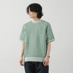 COOHEM / Retro Wave Knit Pullover