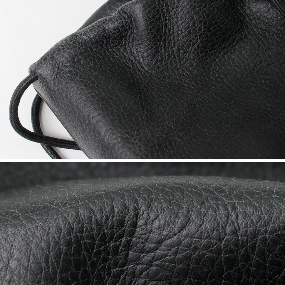 CREED / Drawstring Tote Cowhide Leather