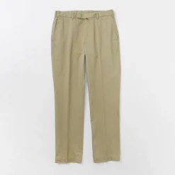 D.C.WHITE / Cotton twill regular silhouette chinos