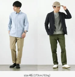 D.C.WHITE / Cotton twill regular silhouette chinos