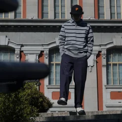 D.C.WHITE / High Density tapered pants