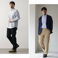 D.C.WHITE / Ivy Stripe Button Down Shirt