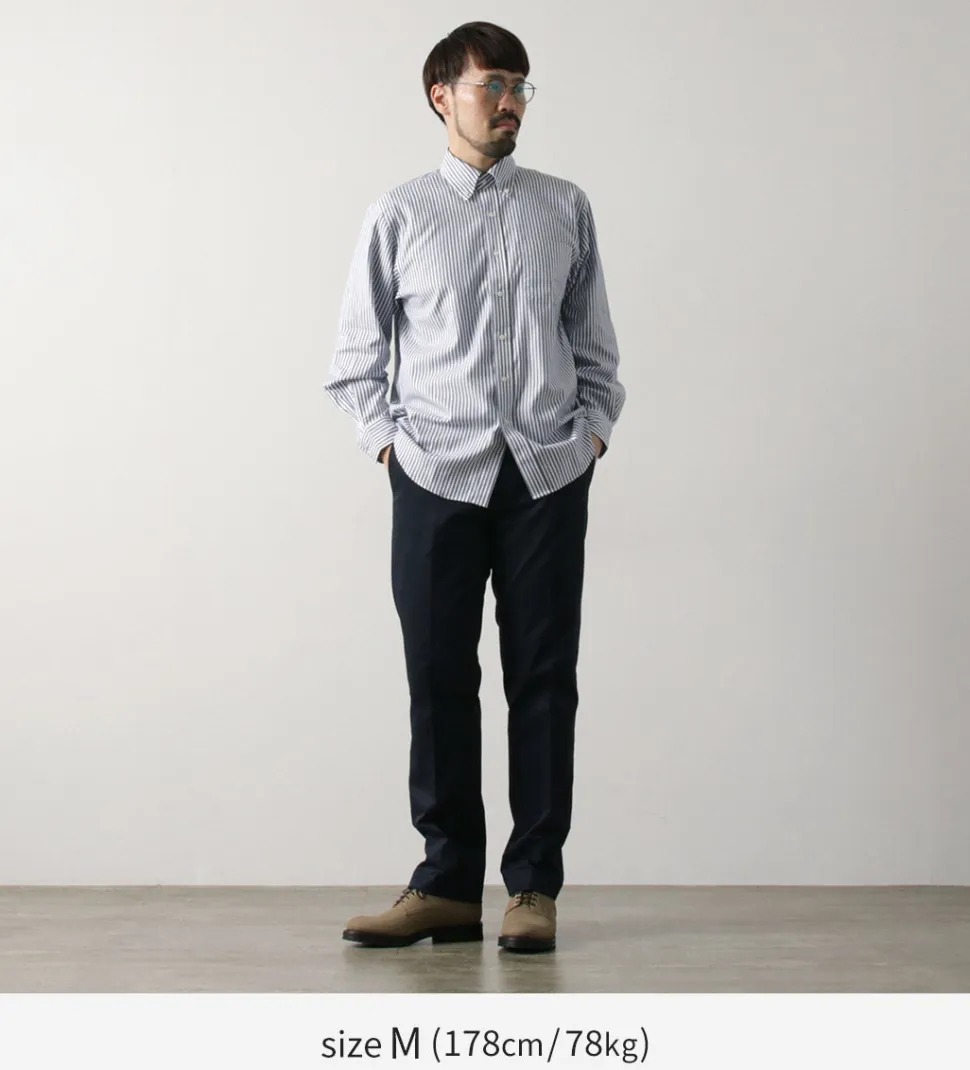 D.C.WHITE / Ivy Stripe Button Down Shirt