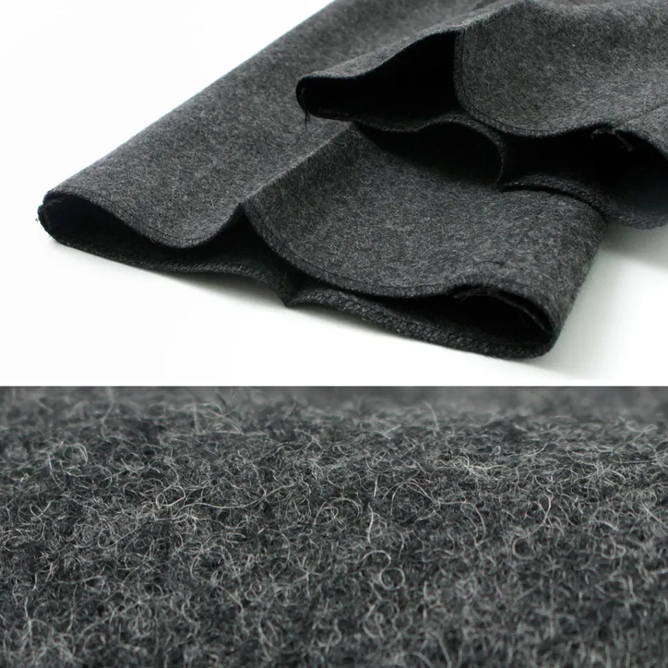 D.C.WHITE / Wool Melton Tapered Trousers