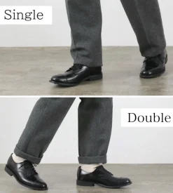 D.C.WHITE / Wool Melton Tapered Trousers