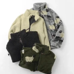 FARFIELD ORIGINAL / Jacquard Woven Boa Fell Jacket
