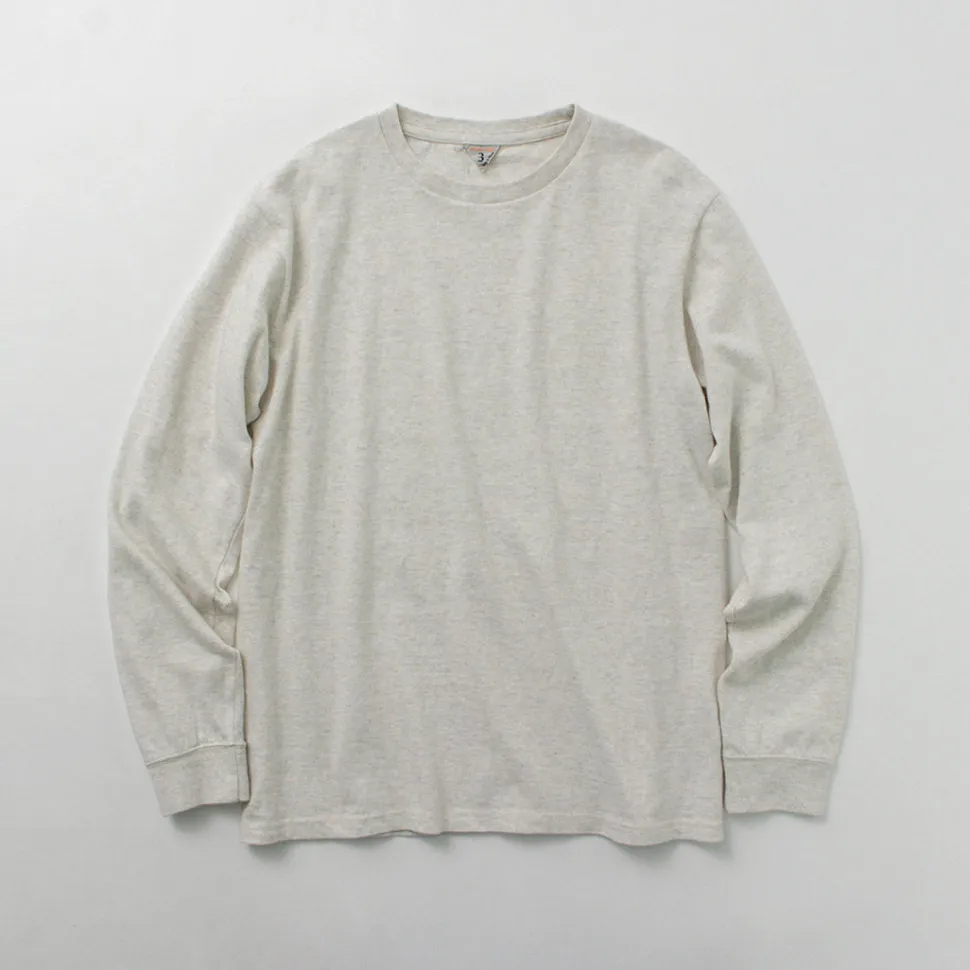 FILMELANGE / Dole Organic Raffy Jersey Long Sleeve T-Shirt