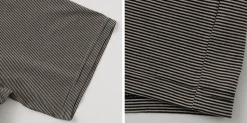 FLISTFIA / Loose fit Striped crew neck T-shirt
