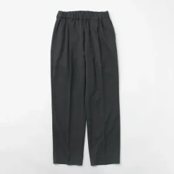 FLISTFIA / Wool-like Tuck Wide Trouesrs