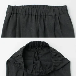 FLISTFIA / Wool-like Tuck Wide Trouesrs