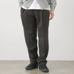 FLISTFIA / Wool-like Tuck Wide Trouesrs