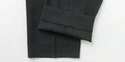 FLISTFIA / Wool-like Tuck Wide Trouesrs