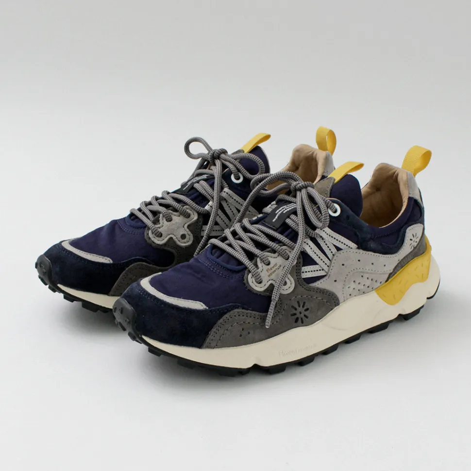 FLOWER MOUNTAIN / Yamano Three Pig Suede and Nylon Sneakers