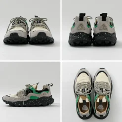 FLOWER MOUNTAIN / Yamano Three Pig Suede and Nylon Sneakers