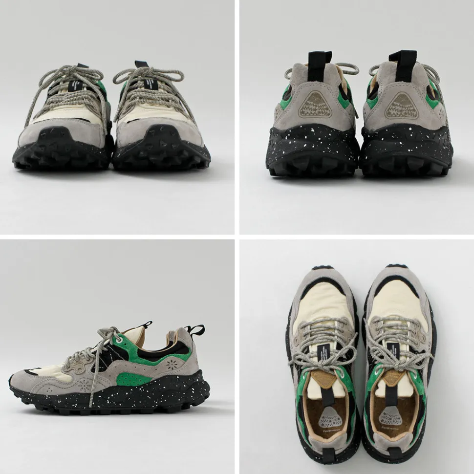 FLOWER MOUNTAIN / Yamano Three Pig Suede and Nylon Sneakers