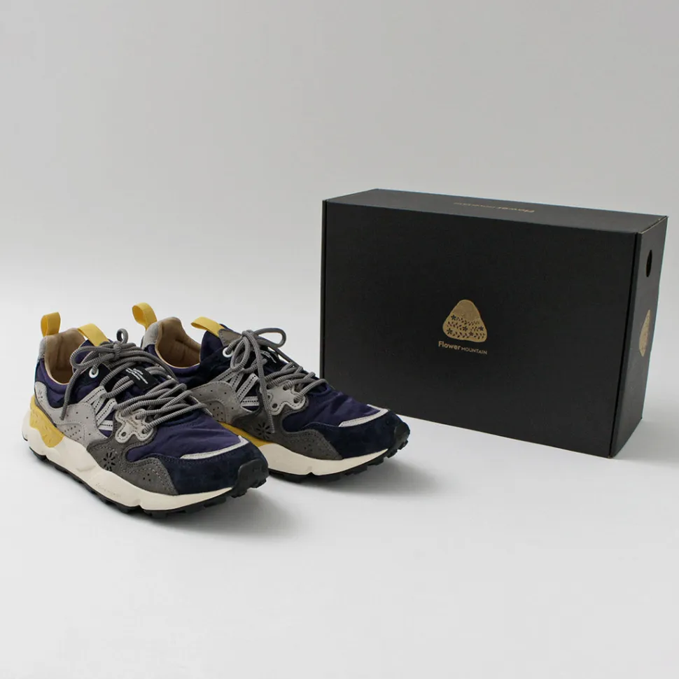 FLOWER MOUNTAIN / Yamano Three Pig Suede and Nylon Sneakers