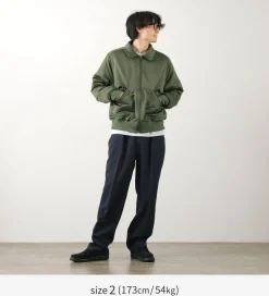 FNOR / Slight Satin Pair Away Flight Jacket